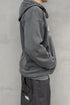 LOGO WASHED HOODIE -CHARCOAL- *Last1